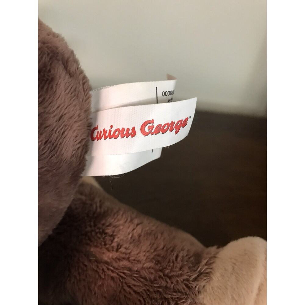 Kohls Cares Curious George Brown Monkey Plush Stuffed Animal Toy 16” - Picture 6 of 6